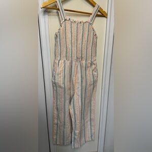 Cat & Jack linen blend wide leg romper